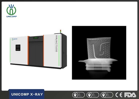 Sistema de TC Industrial Unicomp UNCT3200 320kV para Inspeção de Lâminas de Turbina por END