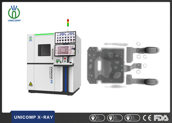 Máquina de raios-X Unicomp AX9100max 2400 kg para inspecção de tubos MOS