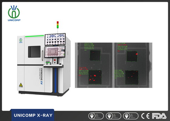Máquina de raios-X Unicomp AX9100max 130kV 65W para inspecção IGBT