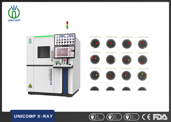 Máquina de raios X Unicomp AX9100max 130kV 65W PARA BGA