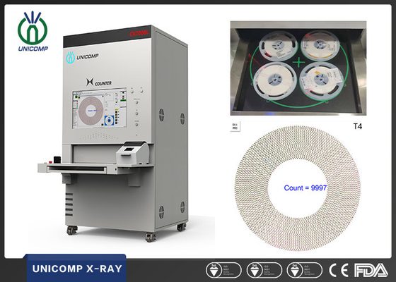 Túnel da eletrônica X Ray Chip Counter Unicomp CX7000L 440mm de SMT PCBA