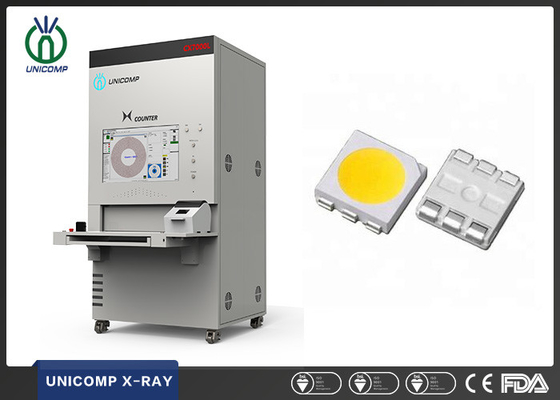 Túnel CX7000L do semicondutor X Ray Chip Counter 440mm para o pacote do tubo do carretel do quadrilátero