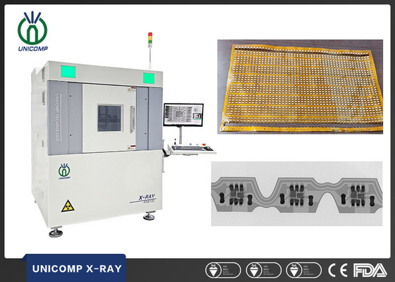 Micro foco de alta resolução AX9100 do detector X Ray Pcb Inspection Machine 130KV
