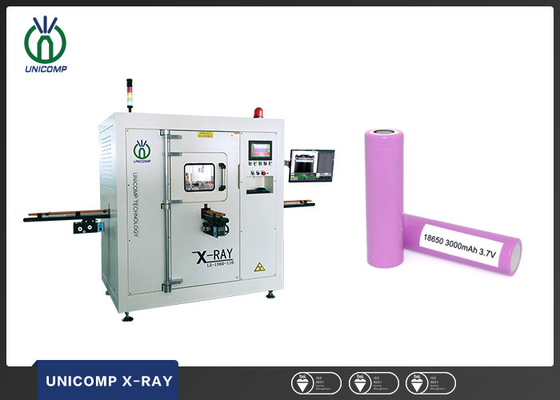 Unicomp máquina de raio X 30ppm & 60ppm Inline de 110kV para do lítio da pilha a inspeção automaticamente com auto-classificação da peça do NG
