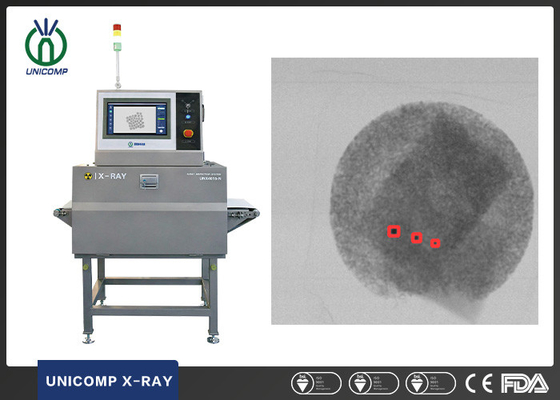 Sistema do insepction do raio X de Unicomp para a verificação do contamincation do corpo estranho do alimento da lata do volume do bloco