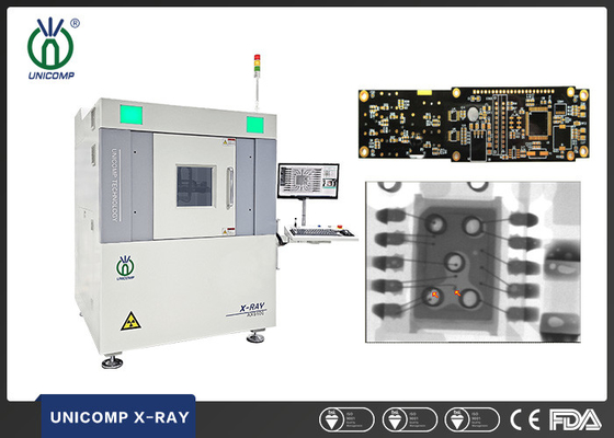 AX9100 130kV fechou a máquina de raio X do tubo para SMT PCBA BGA que solda a medida de solda vaga da inspeção e da taxa de PTH